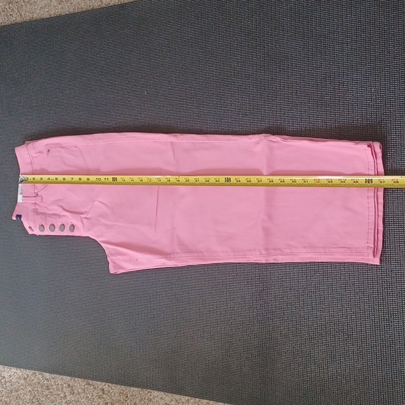 CHARTER CLUB pink capris pants wtih button fly close & pockets.  Size 12. NWT - Picture 1 of 16